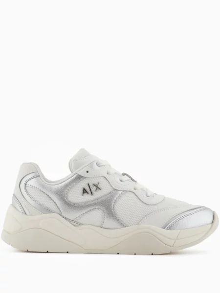 Sneakerși Armani Exchange alb