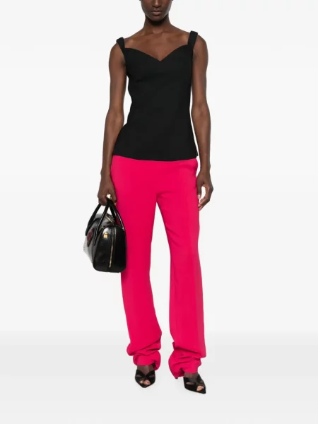 Pantaloni Valentino Garavani roz
