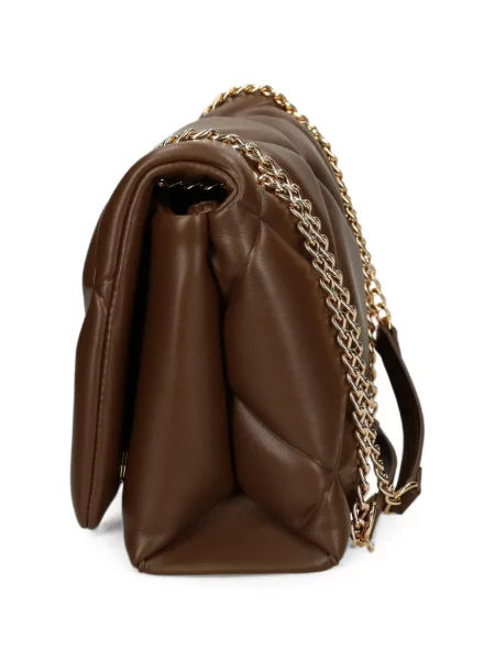 Kézitáska Love Moschino autogrammal barna