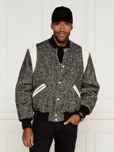 Kenzo Geacă bomber | Regular Fit cu adaos de lână gri