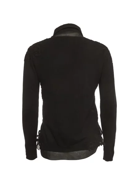 Pulover Ermanno Scervino cu broderie negru