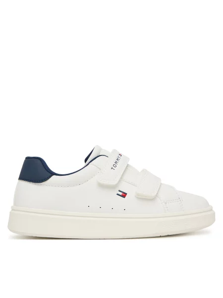 Laisvalaikio batai Tommy Hilfiger Low Cut Velcro Sneaker S balta