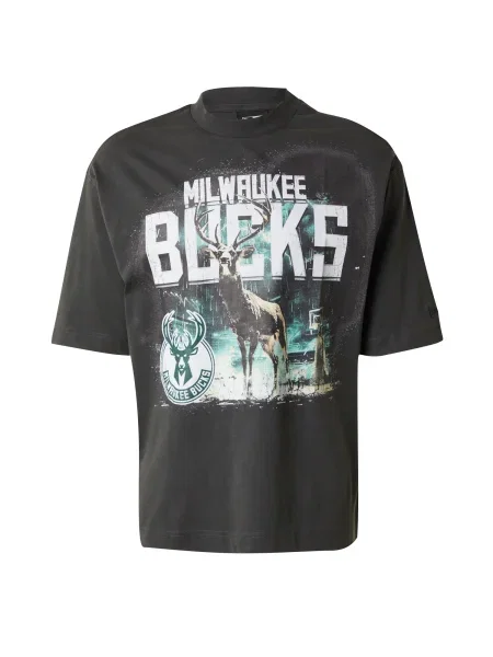 NEW ERA Tricou NBA turcoaz / gri metalic alb