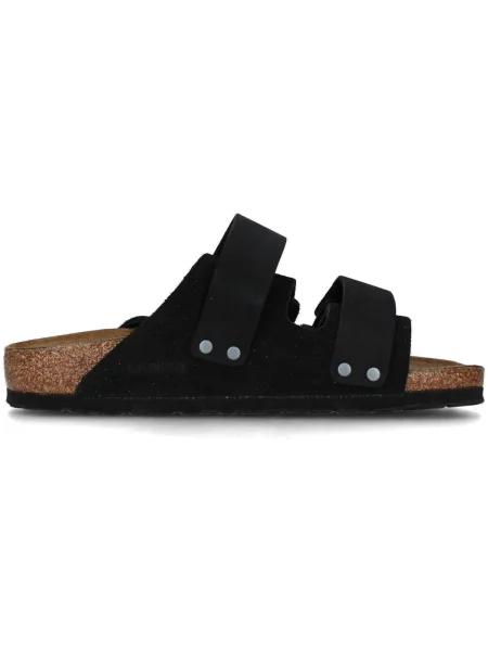 Sneakers Birkenstock Uji Nubuck Leather/Suede Black EUR 37 negru