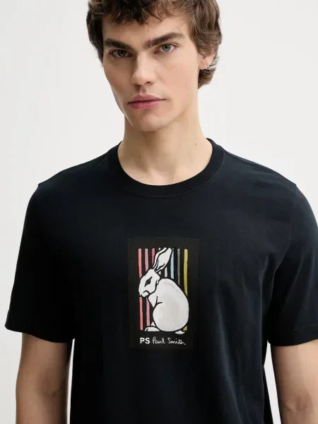 Футболка Ps Paul Smith с принтом синяя