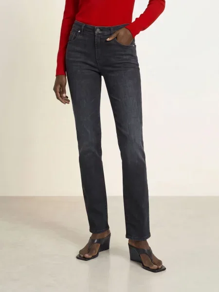 7 For All Mankind Jeansy The Slim schwarz