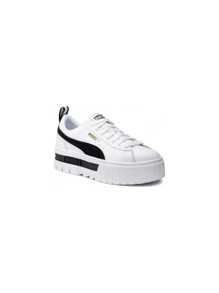 Cipele Puma Mayze Lth Wn s platformom bijela