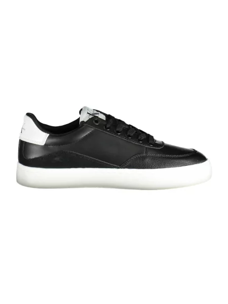Trampki Calvin Klein Jeans skórzane czarne