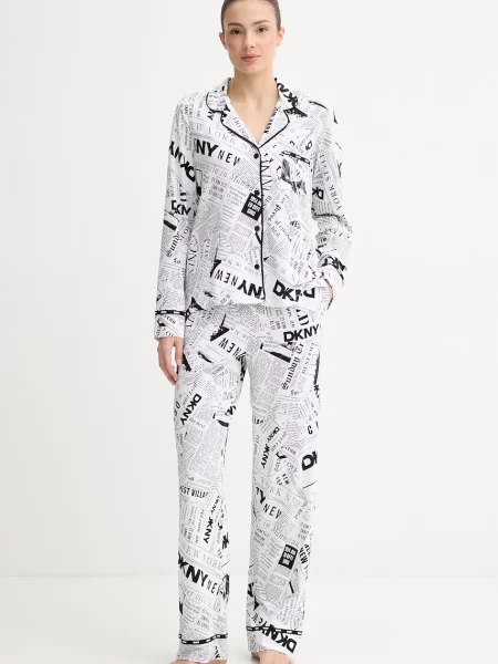 DKNY piżama biała