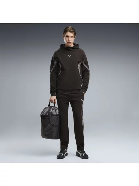 Spodnie dresowe PUMA Sport Colourblocked Odzież S czarny