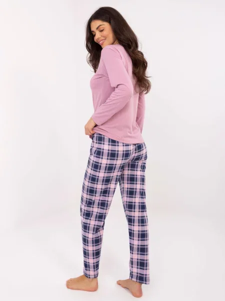 Piżama Forever Pink niebieska