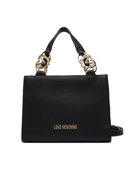 LOVE MOSCHINO Ročna torba črna