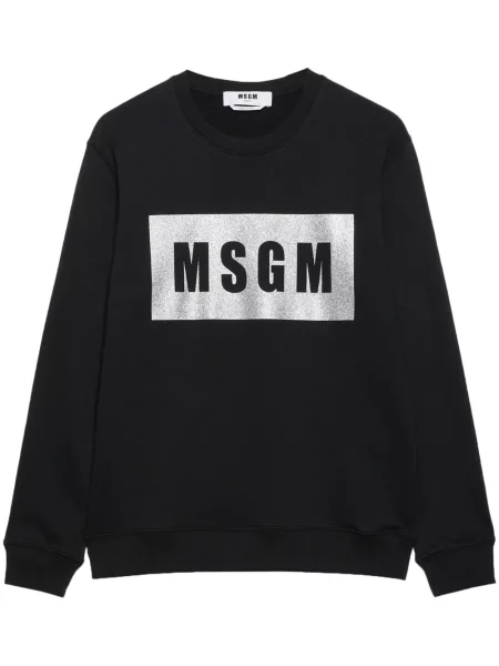 Bluza Msgm z nadrukiem czarna