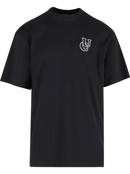 Urban Classics Tricou Shiny gri deschis negru