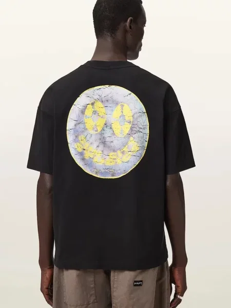 AllSaints tricou pentru bărbați din SPINNER negru