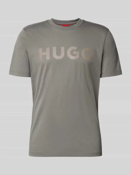 T-shirt o kroju relaxed fit z czystej bawełny model DULIVIO' Hugo