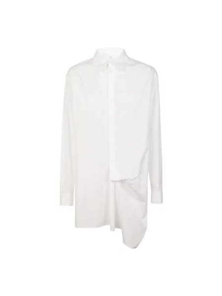 Koszula Yohji Yamamoto z nadrukiem biała