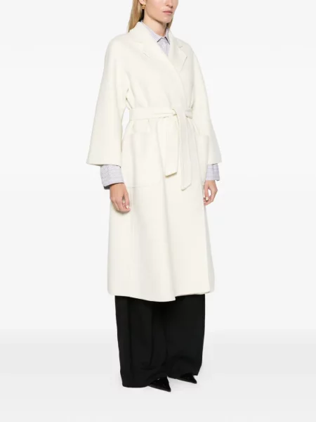 Palton Max Mara alb