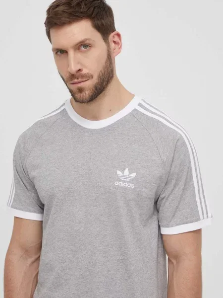 Тениска adidas Originals 0 с десен сиво