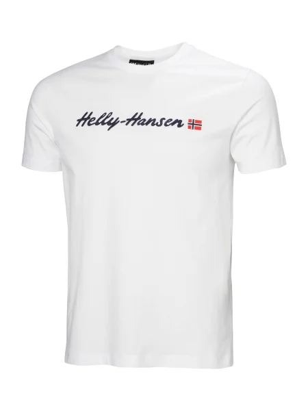 HELLY HANSEN Majica CORE GRAPHIC črna bela