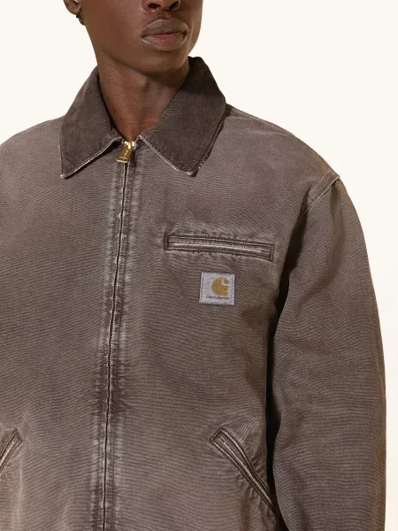 Carhartt Wip Džínová Bunda Detroit tobacco / tobacco