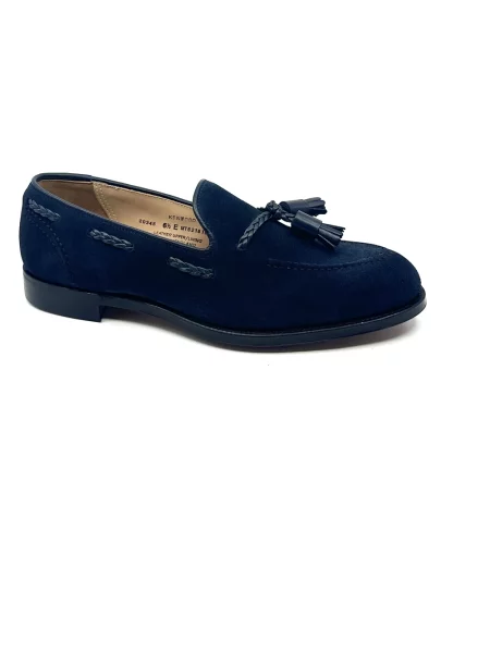 Półbuty Crockett & Jones niebieskie