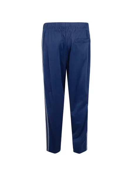 Pantaloni Fred Perry cu dungi alergare albastru