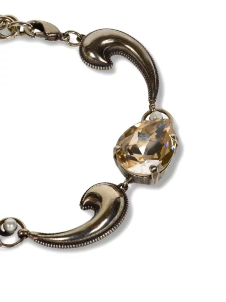 Brăţară Etro de cristal argintiu