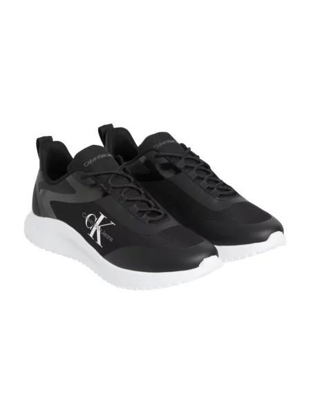 Sneakersy Calvin Klein Jeans koronkowe czarne