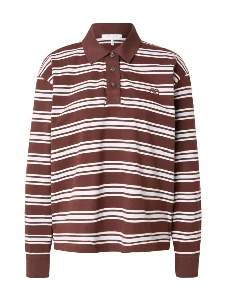 Rag & bone Tricou maro alb