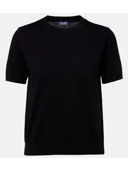 Top 's Max Mara de mătase negru