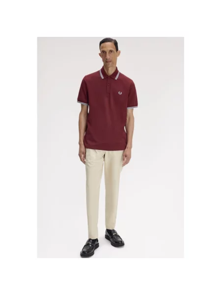 Koszulka polo Fred Perry czerwona