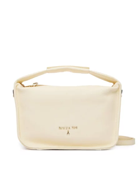 Ročna torba Patrizia Pepe Écru