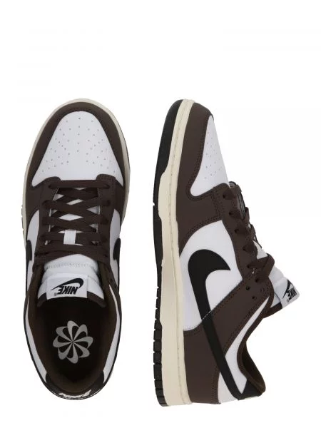Nike Sportswear Nízke tenisky Dunk hnedá / čierna / biela
