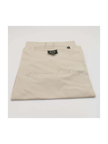 Tricou Eax bej