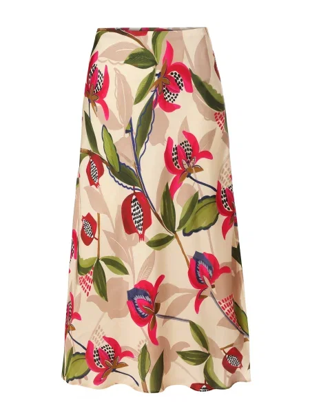 TATUUM Fustă / verde / roz bej