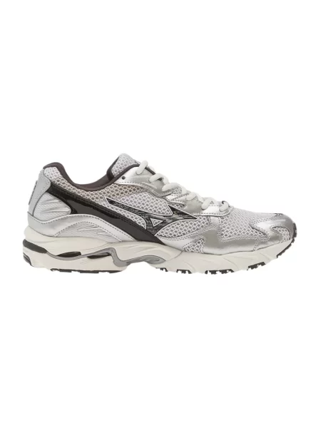 Trampki Mizuno skórzane szare