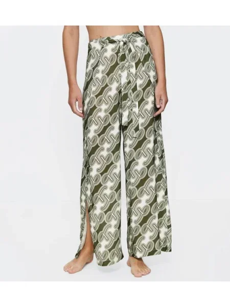 Triumph Pantaloni din Beach MyWear Wide Leg verde