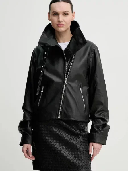 Kurtka skórzana Won Hundred czarna