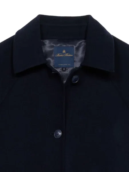 Cu centură palton Brooks Brothers albastru