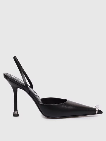 Кожаные босоножки Alexander Wang черные