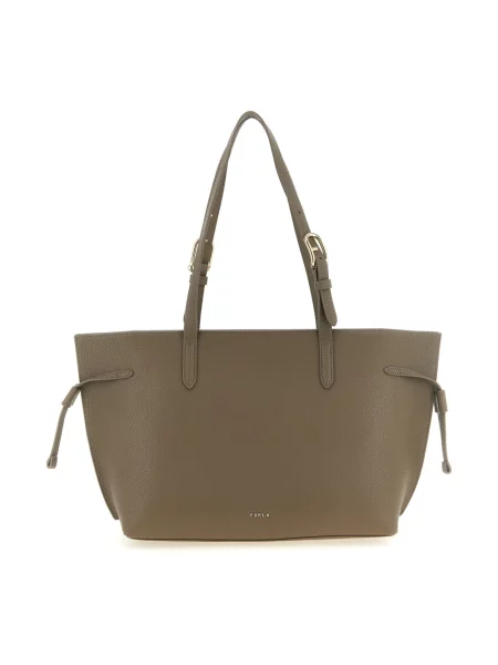 Torebka Furla skórzana brązowa