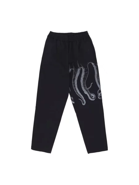 Joggery Octopus z nadrukiem czarne