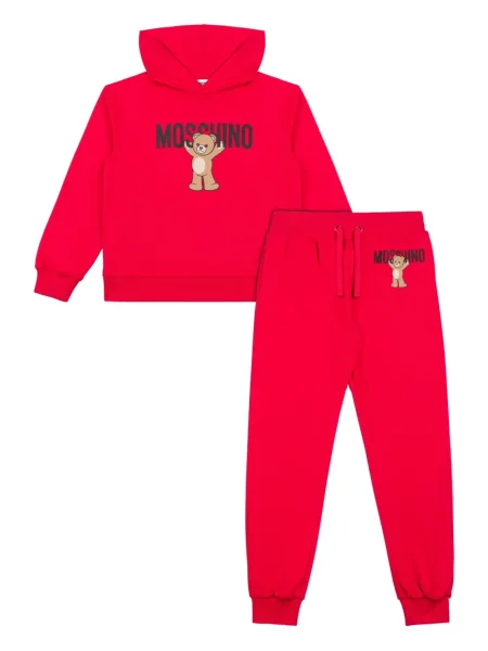 Komplet dresowy dziecięcy Moschino czerwony