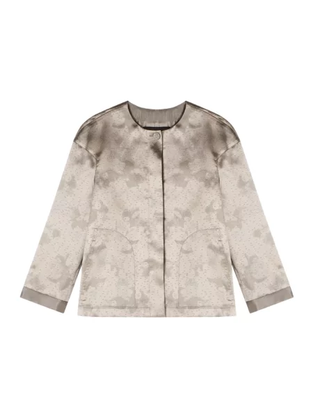 Marynarka Emporio Armani w kwiatki szara