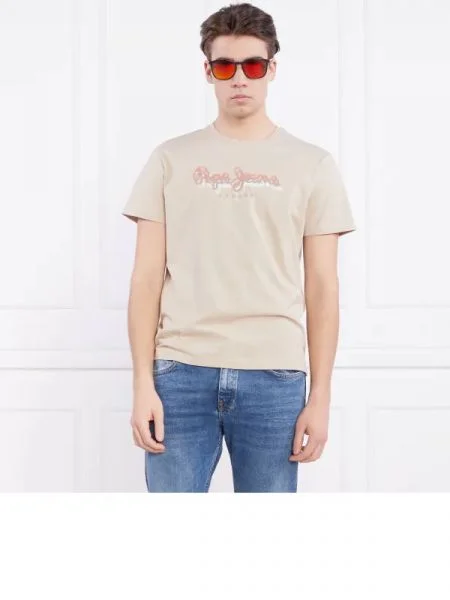 Pepe Jeans London Póló RICHME bézs