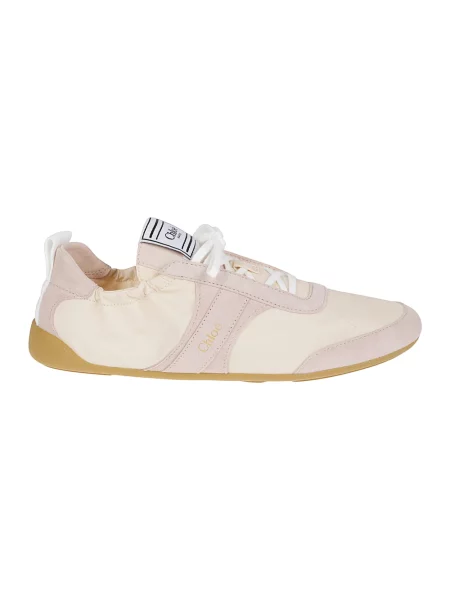 Sneakersy Chloe skórzane beżowe