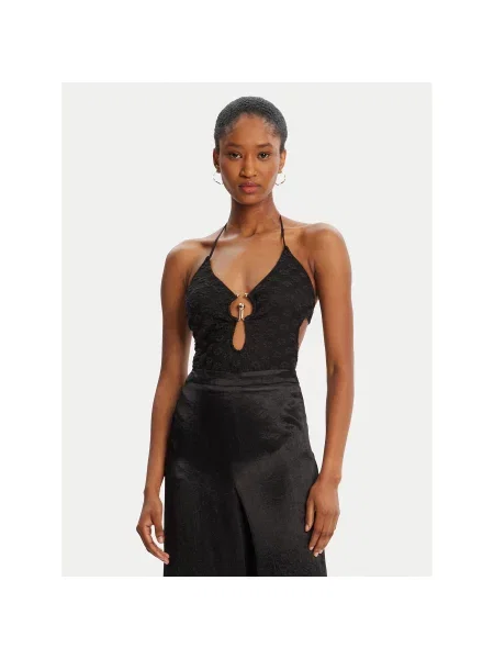 Bardot Bodi Rosala Halter Lace crna
