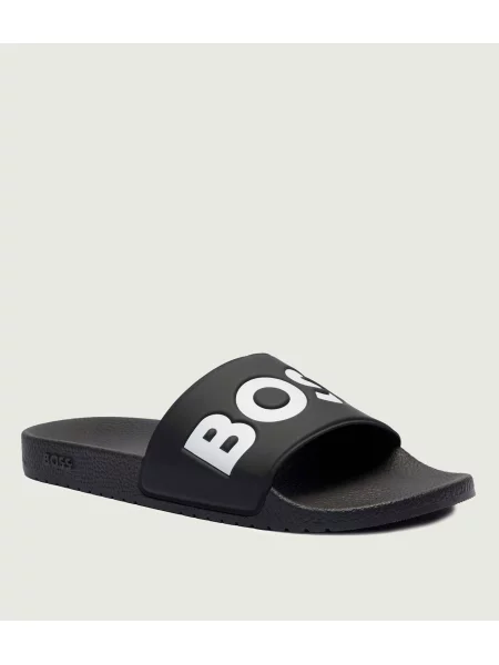 BOSS BLACK Papucs Aryeh_Slid fekete