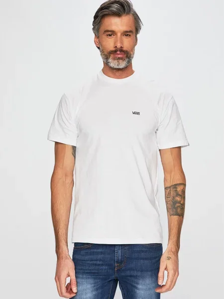 Футболка Vans Left Chest Logo біла